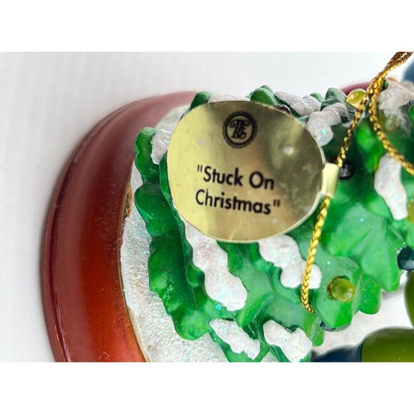 SIMPSONS Bradford Tree Ornament Illuminated "Stuck on Christmas" Bart Milhouse - Picture 6 of 9